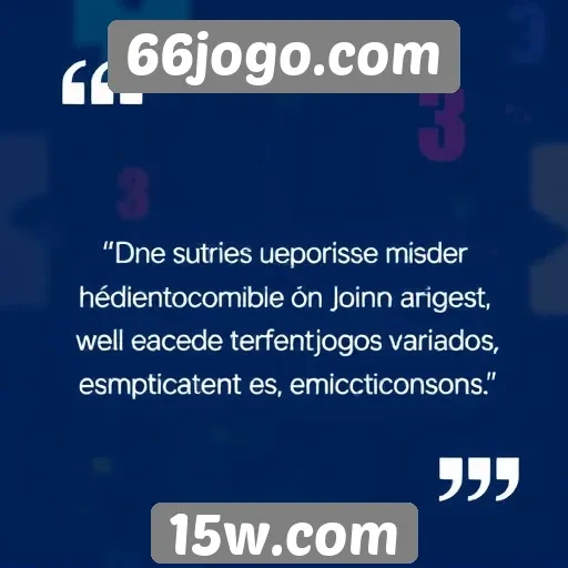 Feedback dos usuários sobre a experiência em 66jogo.com